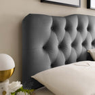 Modway Annabel Diamond Tufted Performance Velvet Queen Headboard