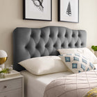 Modway Annabel Diamond Tufted Performance Velvet Queen Headboard