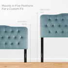 Modway Annabel Diamond Tufted Performance Velvet Queen Headboard