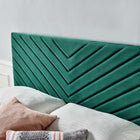 Modway Alyson Angular Channel Tufted Performance Velvet Twin Headboard