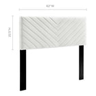 Modway Alyson Angular Channel Tufted Performance Velvet Full / Queen Headboard