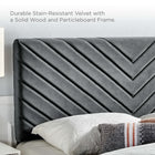 Modway Alyson Angular Channel Tufted Performance Velvet King / California King Headboard