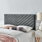 Modway Alyson Angular Channel Tufted Performance Velvet King / California King Headboard