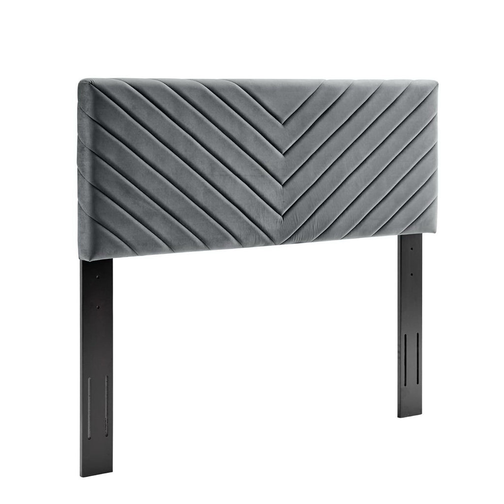 Modway Alyson Angular Channel Tufted Performance Velvet King / California King Headboard  