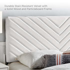 Modway Alyson Angular Channel Tufted Performance Velvet King / California King Headboard