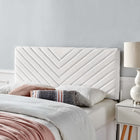 Modway Alyson Angular Channel Tufted Performance Velvet King / California King Headboard