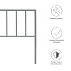 Modway Tatum Metal Twin Headboard