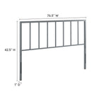 Modway Tatum Metal King Headboard