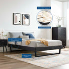 Modway Billie Wood Full Platform Bed Frame