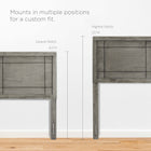 Modway Archie Wood Twin Headboard