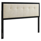 Modway Draper Tufted Fabric and Wood Queen Headboard  
