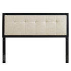 Modway Draper Tufted Fabric and Wood Queen Headboard