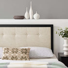 Modway Draper Tufted Fabric and Wood Queen Headboard
