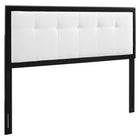 Modway Draper Tufted Fabric and Wood Queen Headboard  