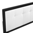 Modway Draper Tufted Fabric and Wood Queen Headboard