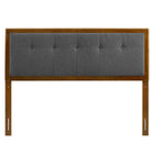 Modway Draper Tufted Fabric and Wood Queen Headboard