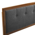 Modway Draper Tufted Fabric and Wood Queen Headboard