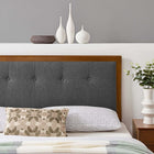 Modway Draper Tufted Fabric and Wood Queen Headboard