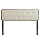 Modway Collins Tufted Fabric and Wood Queen Headboard