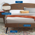 Modway Bronwen Wood Queen Platform Bed