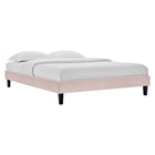 Modway Reign Performance Velvet Twin Platform Bed Frame  