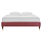 Modway Harlow Performance Velvet King Platform Bed Frame