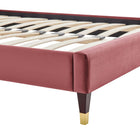 Modway Harlow Performance Velvet King Platform Bed Frame
