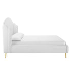 Modway Lana Performance Velvet Queen Wingback Platform Bed