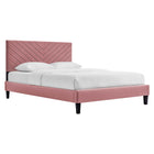 Modway Roxanne Performance Velvet Queen Platform Bed  