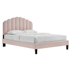 Modway Daisy Performance Velvet Queen Platform Bed  