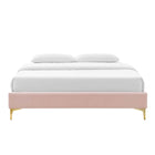 Modway Sutton Performance Velvet Twin Bed Frame