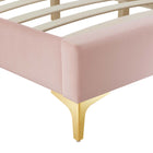 Modway Sutton Performance Velvet Twin Bed Frame