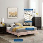 Modway Sutton Performance Velvet Twin Bed Frame