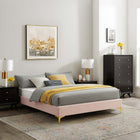 Modway Sutton Performance Velvet Twin Bed Frame
