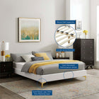 Modway Sutton Performance Velvet King Bed Frame