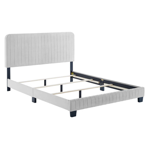 Modway Celine Channel Tufted Performance Velvet Full Bed  