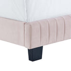 Modway Celine Channel Tufted Performance Velvet Full Bed