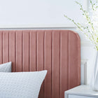 Modway Celine Channel Tufted Performance Velvet King Platform Bed
