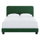 Modway Celine Channel Tufted Performance Velvet King Platform Bed