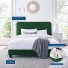 Modway Celine Channel Tufted Performance Velvet King Platform Bed