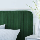 Modway Celine Channel Tufted Performance Velvet King Platform Bed