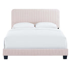 Modway Celine Channel Tufted Performance Velvet Queen Platform Bed