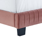 Modway Celine Channel Tufted Performance Velvet Twin Platform Bed