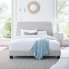 Modway Celine Channel Tufted Performance Velvet Twin Platform Bed