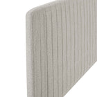 Modway Milenna Channel Tufted Upholstered Fabric Full/Queen Headboard