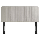 Modway Milenna Channel Tufted Upholstered Fabric Full/Queen Headboard