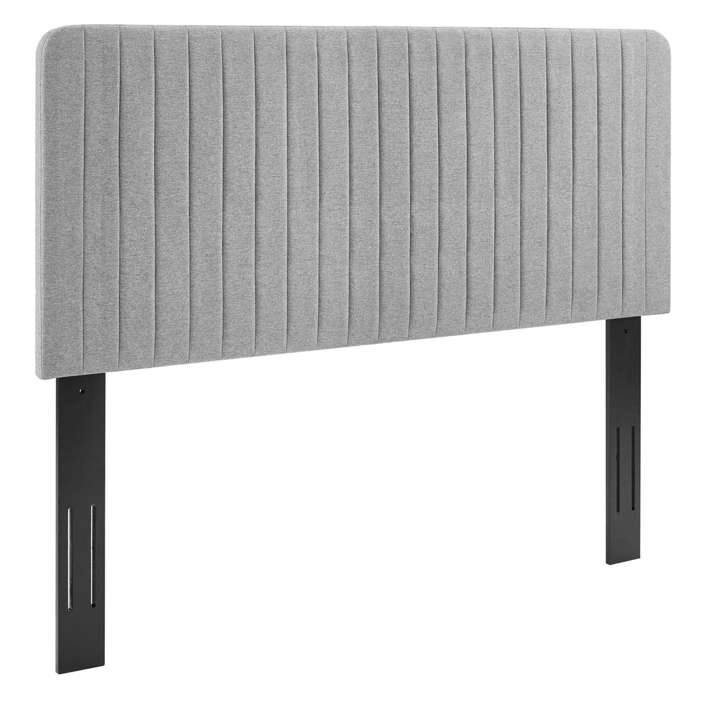 Modway Milenna Channel Tufted Upholstered Fabric King/California King Headboard  