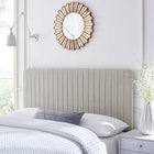 Modway Milenna Channel Tufted Upholstered Fabric King/California King Headboard