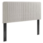 Modway Milenna Channel Tufted Upholstered Fabric King/California King Headboard  