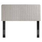 Modway Milenna Channel Tufted Upholstered Fabric King/California King Headboard